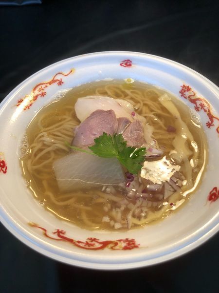 「焙煎うるめ太刀魚煮干し麺」@大つけ麺博  10周年特別企画 ラーメン日本一決定戦！！の写真