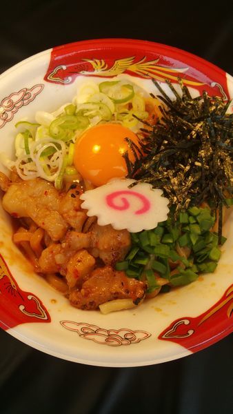 「国産牛もつ濃厚まぜそば」@大つけ麺博  10周年特別企画 ラーメン日本一決定戦！！の写真