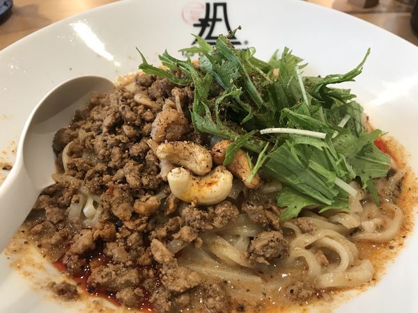 「担々麺 汁なし 痺れる 850円」@175°DENO～担担麺～ 福島店の写真