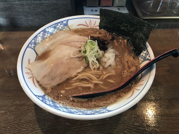 「特製濃厚豚骨魚介ラーメン + チャーシュー丼」@RAMEN W 庄の×ど・みその写真