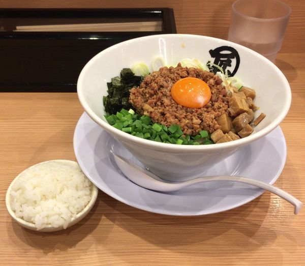 「台湾まぜそば」@麺や マルショウ 新なにわ大食堂店の写真