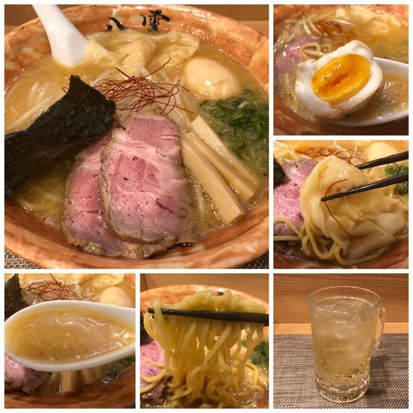 「八雲特製味噌らーめん 1100円 ハイボール 430円」@麺匠 八雲 本店の写真