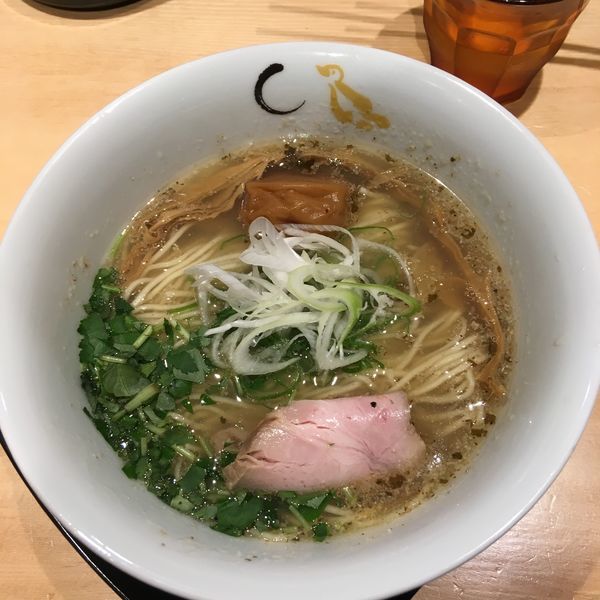 「南高梅 塩そば」@SOBAHOUSE 金色不如帰 新宿御苑本店の写真