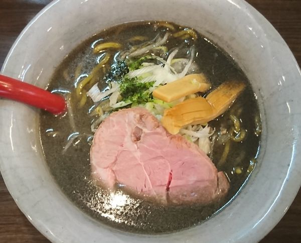 「黒味噌らーめん ￥800」@味噌専門 麺屋大河の写真