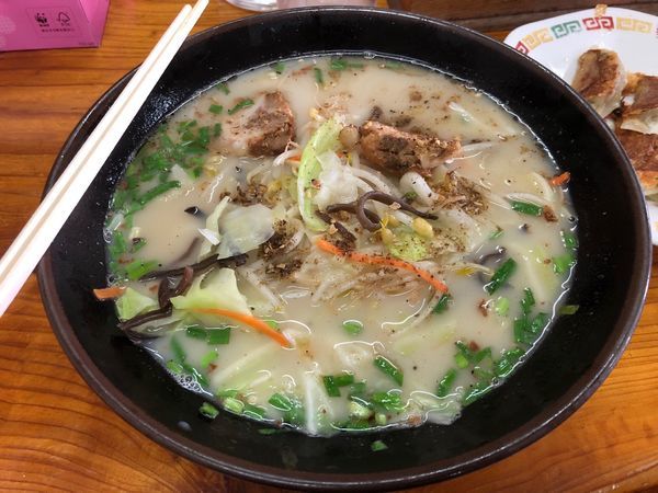 「野菜ラーメン」@山一ラーメンの写真