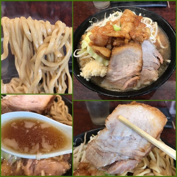 「小ラーメン¥750（麺カタメ・ニンニクマシ・アブラ）」@ラーメン二郎 めじろ台店の写真