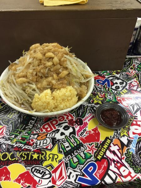 「ラーメンプラス辛味別皿」@麺や 盛多の写真