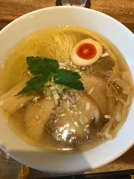 「スペシャル塩ラーメン（大盛り）」@Ramen Free Birdsの写真