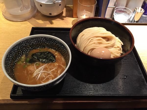 「濃厚魚介つけめん＋燻製半熟煮玉子」@麺屋 一燈の写真