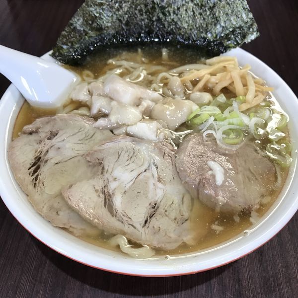 「ラーメン小（￥650）＋身入り」@手打ち中華そば 酒田の写真