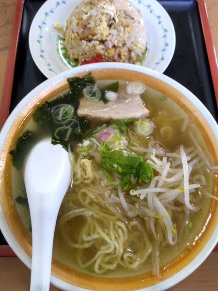 「チャーハンセット (塩ラーメン) 700円」@美舟食堂の写真