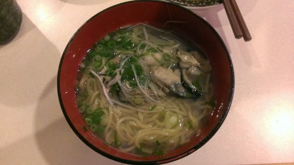 「牡蠣ラーメン」@はま寿司 新狭山店の写真