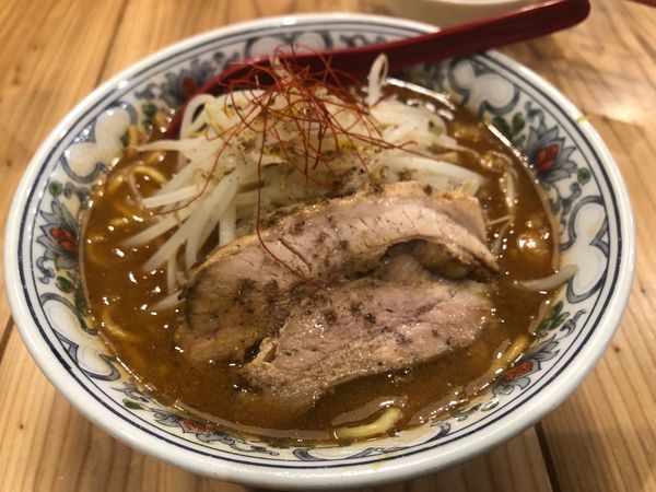 「限定 濃厚味噌ラーメン」@くじら食堂 nonowa東小金井店の写真