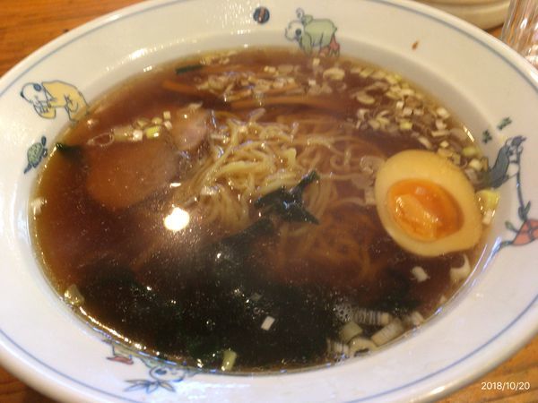 「ラーメン半チャーハンセット」@大珍飯店の写真