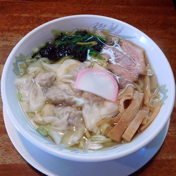 「わんたんめん しお（700円）」@多摩利屋の写真
