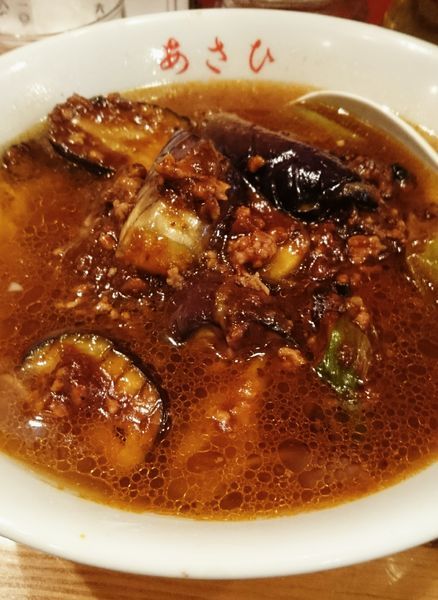 「なすそば」@中華料理 あさひの写真