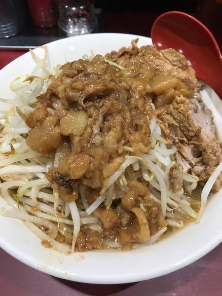 「小ラーメン 野菜普通 油マシマシ」@立川マシマシ 国分寺店の写真