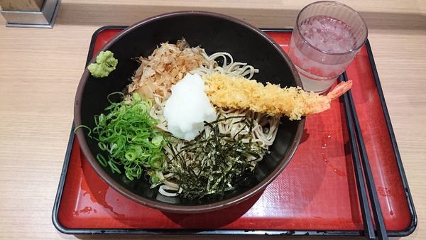 「十割海老天おろしそばぶっかけ」@麺家 みちくさの写真