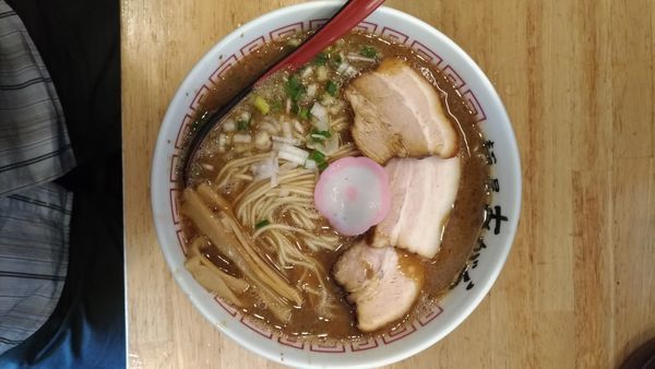 「豚骨中華そば 680円 + 大盛り 100円」@麺屋あがらの写真