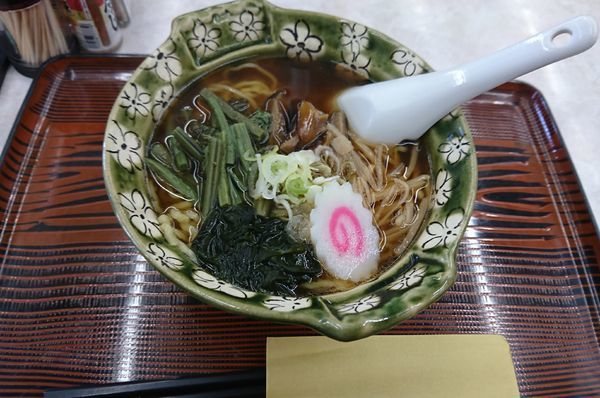 「山菜入ラーメン(700円)」@富士峰軒の写真