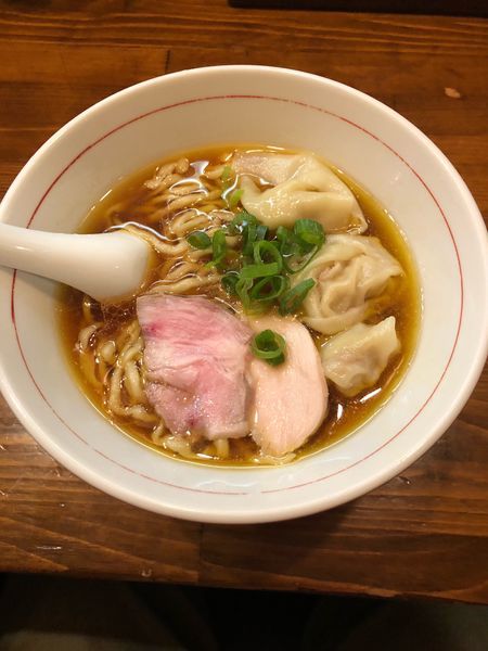 「手打ちわんたんめん 1000円」@らーめん かねかつの写真