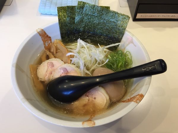 「あっさり鶏塩＋特製壱」@麺匠 風流の写真