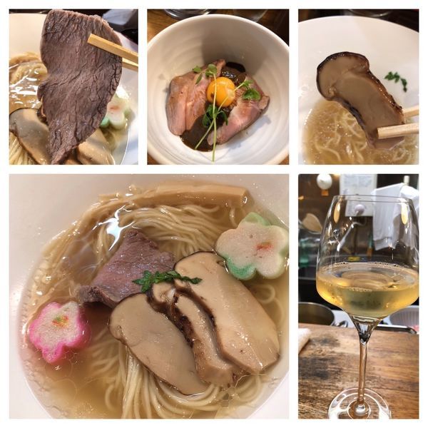 「【限定】牛骨と松茸の秋麺(塩)1600円」@麺庵 小島流の写真