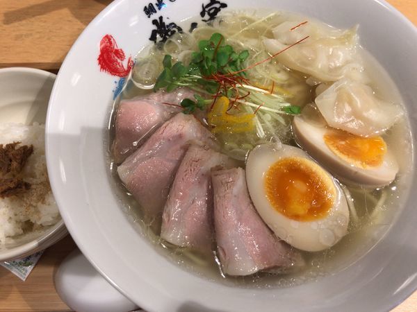 「塩スペシャル1050円」@鯛出しそば 磯の宮の写真