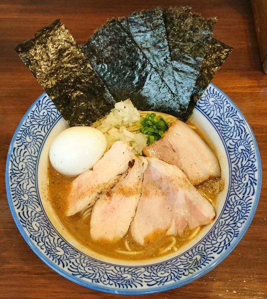 「特製濃厚煮干蕎麦＋和え玉」@煮干し中華蕎麦 山崎の写真