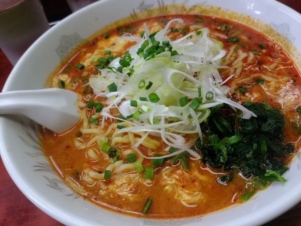 「味噌ドラたんたんめん・辛さドラゴン級780円」@らーめん ドラごんちの写真