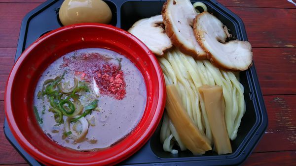 「【頑者】濃厚海老カニ豚骨つけめん+全部のせ」@大つけ麺博  10周年特別企画 ラーメン日本一決定戦！！の写真