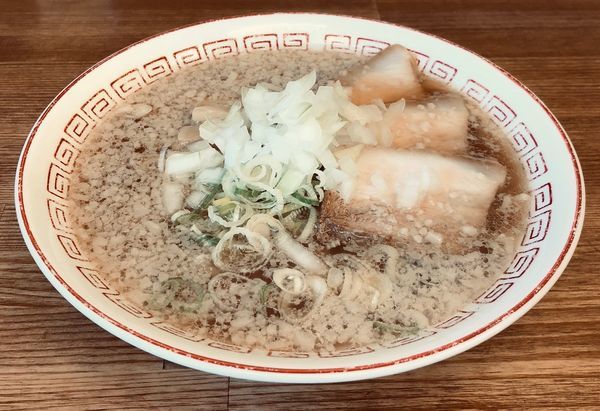 「醤油（コッテリ・玉ねぎ他￥650）」@喜多方食堂 浅草本店の写真