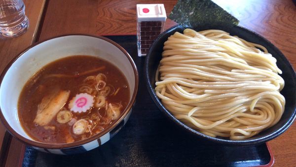 「濃厚豚骨魚介つけ麺辛い 大盛」@麺処 くろ川の写真