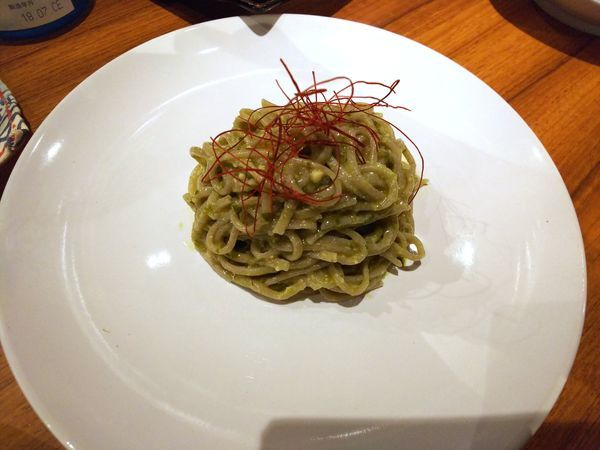 「つまみバジルそば　680円」@麺KAWAKEIの写真