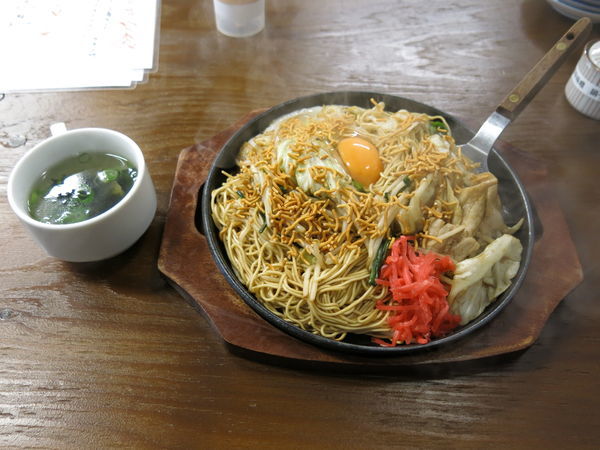 「焼ラーメン(大)：750円」@博多 からくさや 東上野店の写真