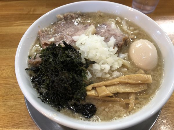 「特製中華そば（大盛）」@中華そば136の写真