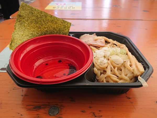 「【手打ち 焔】まぜそばつけめん KANRYO ver.」@大つけ麺博  10周年特別企画 ラーメン日本一決定戦！！の写真