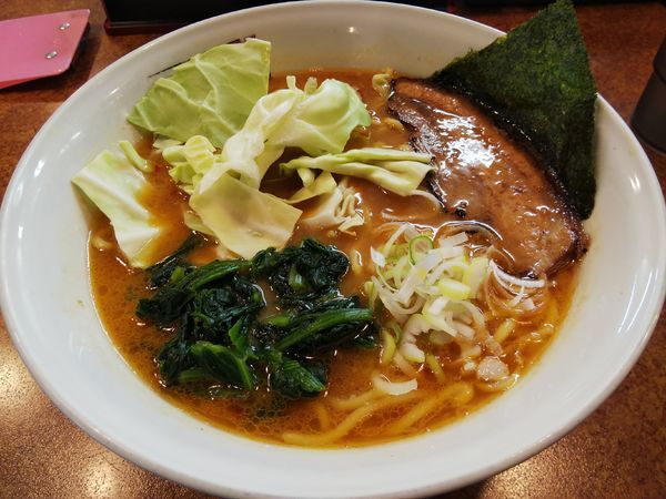 「味噌豚骨ラーメン　（大盛り）」@麵屋 しるしの写真