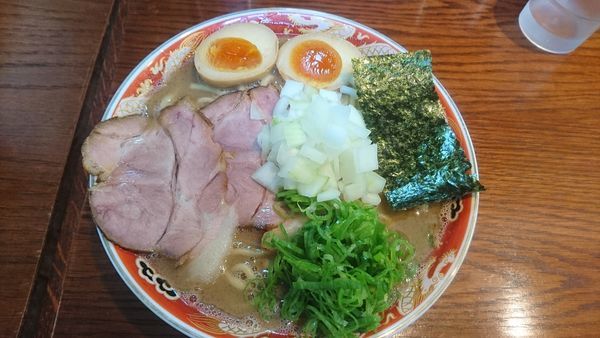 「濃厚ラーメン(豚魚Ver)+味玉」@ラーメンかなやの写真