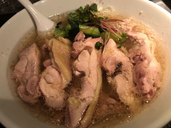 「塩生姜らー麺 肉増し」@塩生姜らー麺専門店 MANNISHの写真