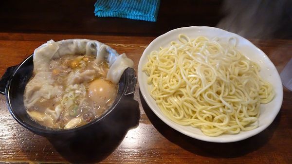 「特ポルチーニきのこつけそば（1,130円）麺多め」@麺 池谷精肉店の写真