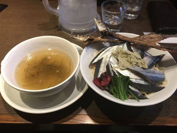 「さんま酢のメッチャ昆布つけ麺」@麺創 なな家の写真