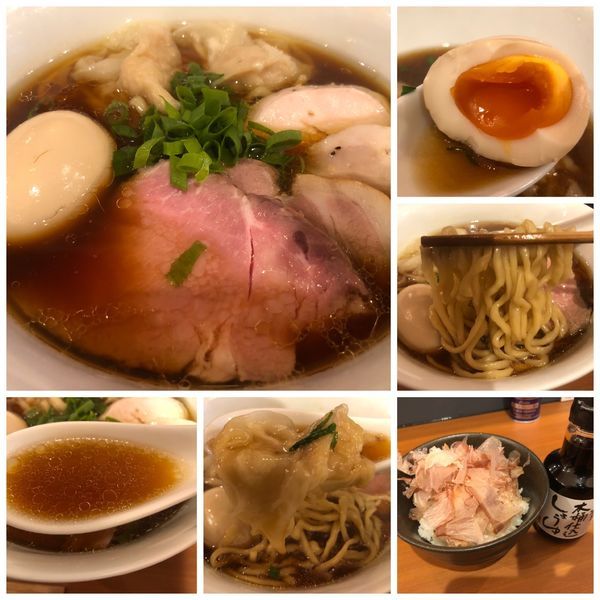 「特製醤油ラーメン 1080円 ねこまんま 200円」@自家製手もみ麺 鈴ノ木の写真