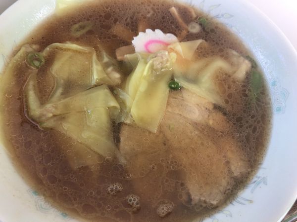 「ワンタンメン600円」@清乃屋食堂の写真