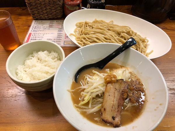 「G郎つけ麺 サービス半ライス 880円」@三代目麺処 「まるは」極 船橋店の写真