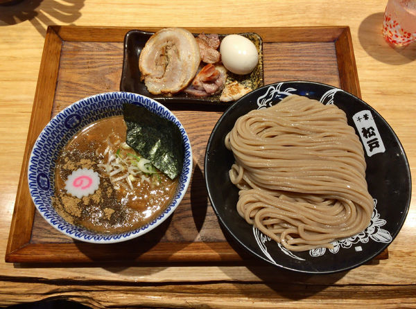 「つけ麺(並)900円＋特選全部トッピング750円」@中華蕎麦 とみ田の写真