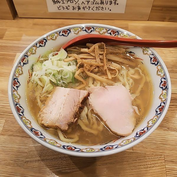 「【限定】貝そば（薄口醤油）レギュラー&替え玉」@くじら食堂 nonowa東小金井店の写真