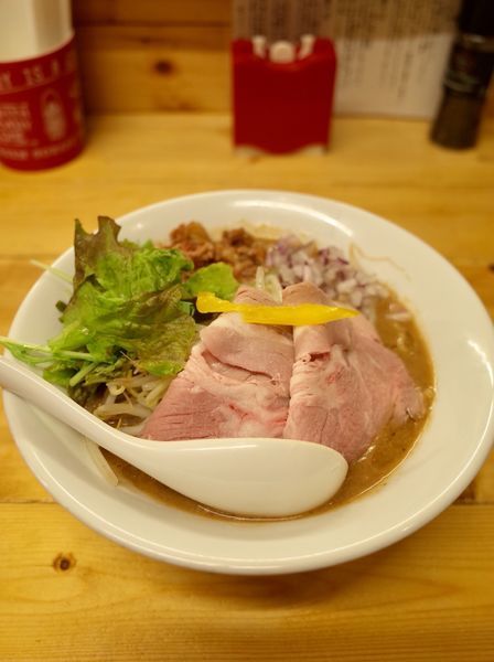 「味噌ヌードル…850円‬」@味噌ぶり noodle みやみやの写真