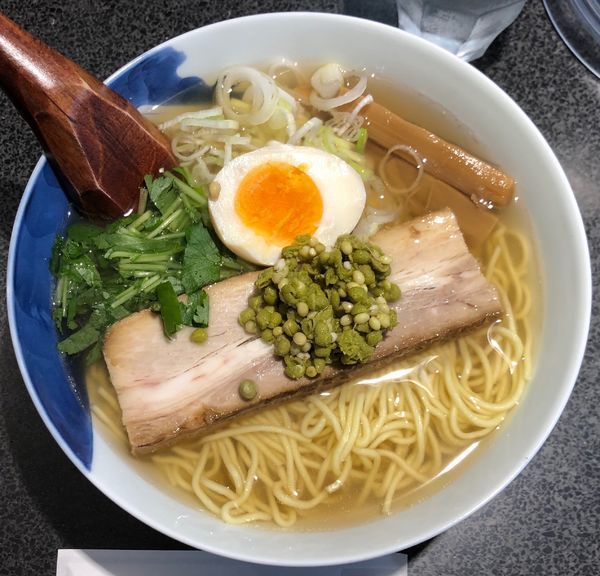 「和風実山椒柳麺」@麺屋ひょっとこ 銀座店の写真