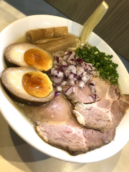「【限定Ｇ】冷やし蟹汁そば (追い飯付)￥850」@麺屋 扇 SENの写真